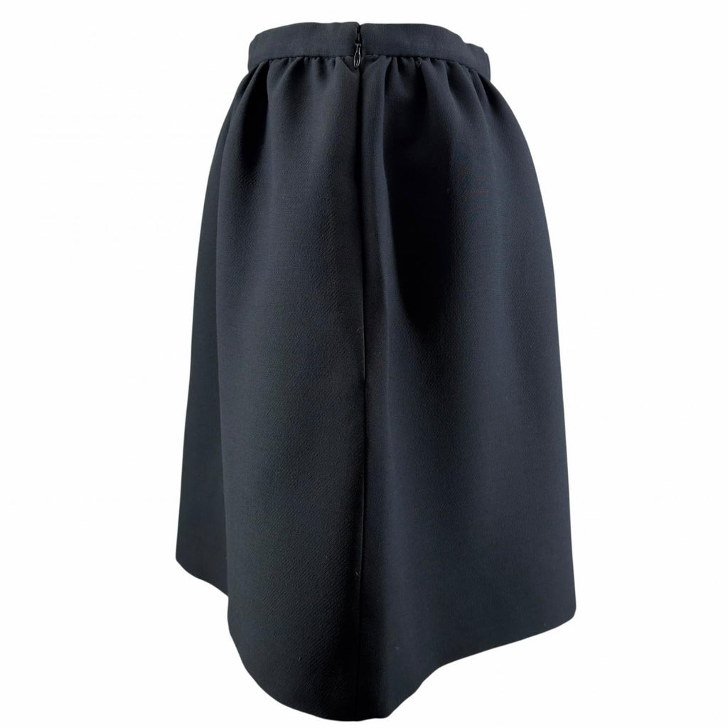 Great Christian Dior Mini skirt black wool Women 40 111J30A1166