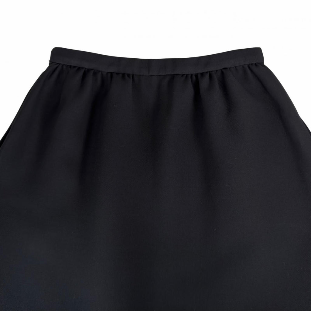 Great Christian Dior Mini skirt black wool Women 40 111J30A1166