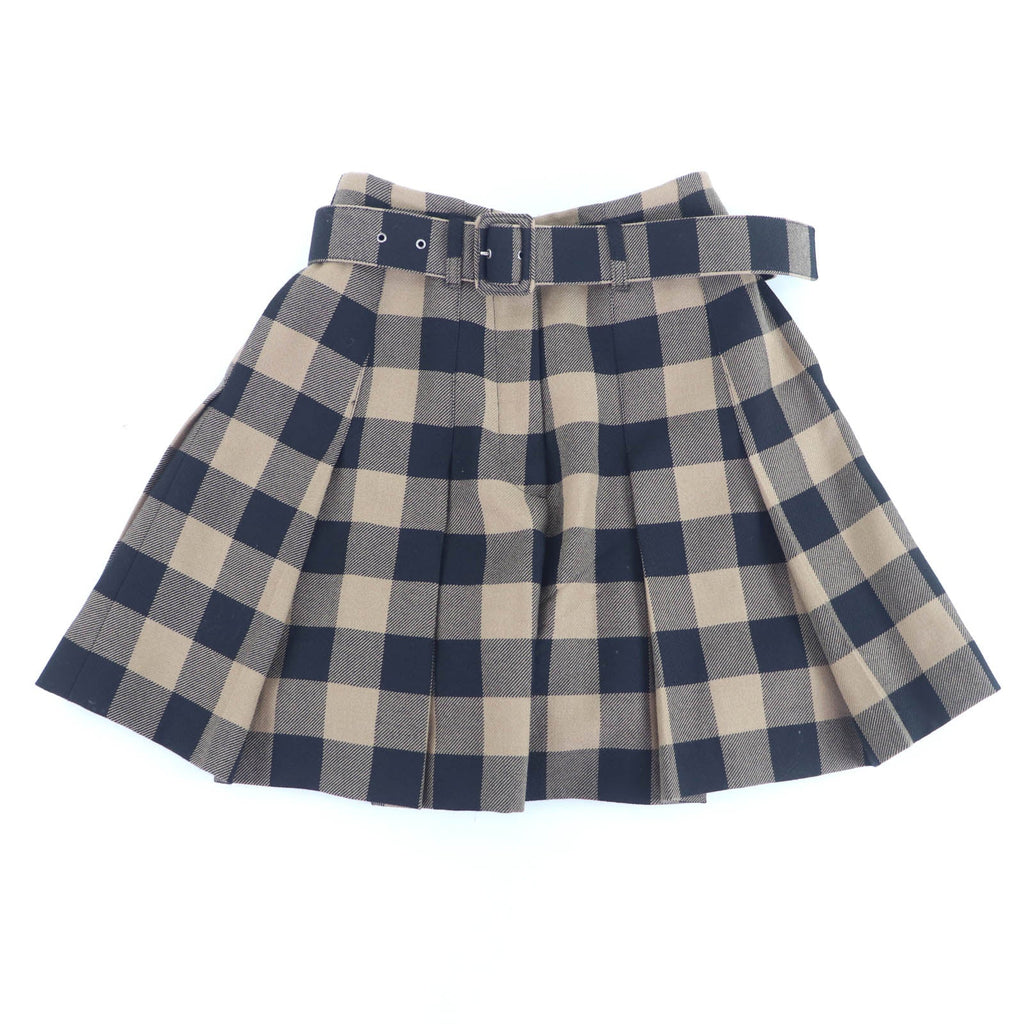 Excellent Christian Dior Shorts Culotte skirt Brown wool Women 42 041P17A1184