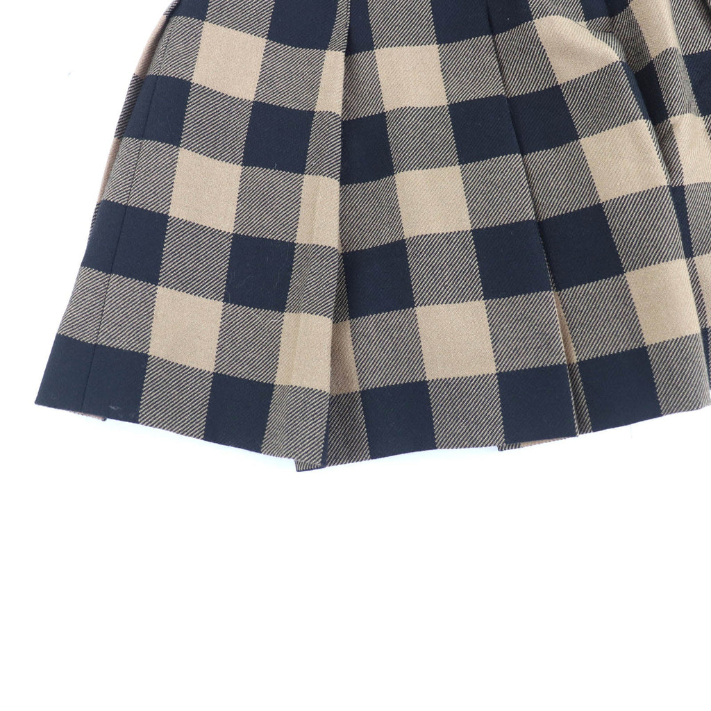 Excellent Christian Dior Shorts Culotte skirt Brown wool Women 42 041P17A1184