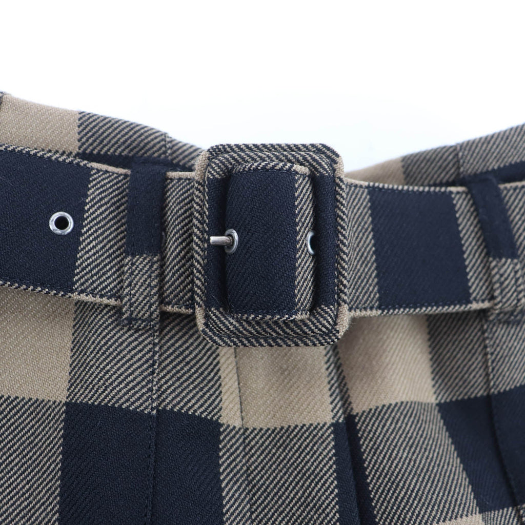 Excellent Christian Dior Shorts Culotte skirt Brown wool Women 42 041P17A1184
