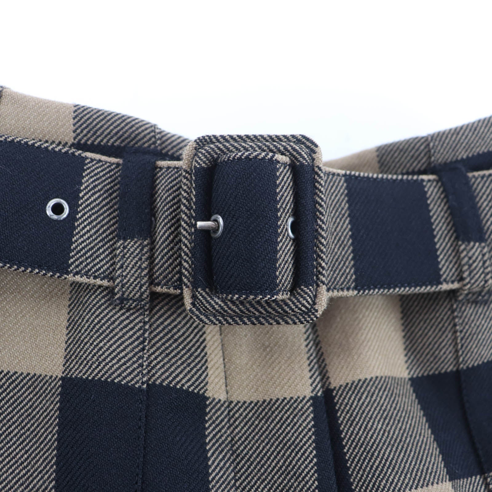 Excellent Christian Dior Shorts Culotte skirt Brown wool Women 42 041P17A1184