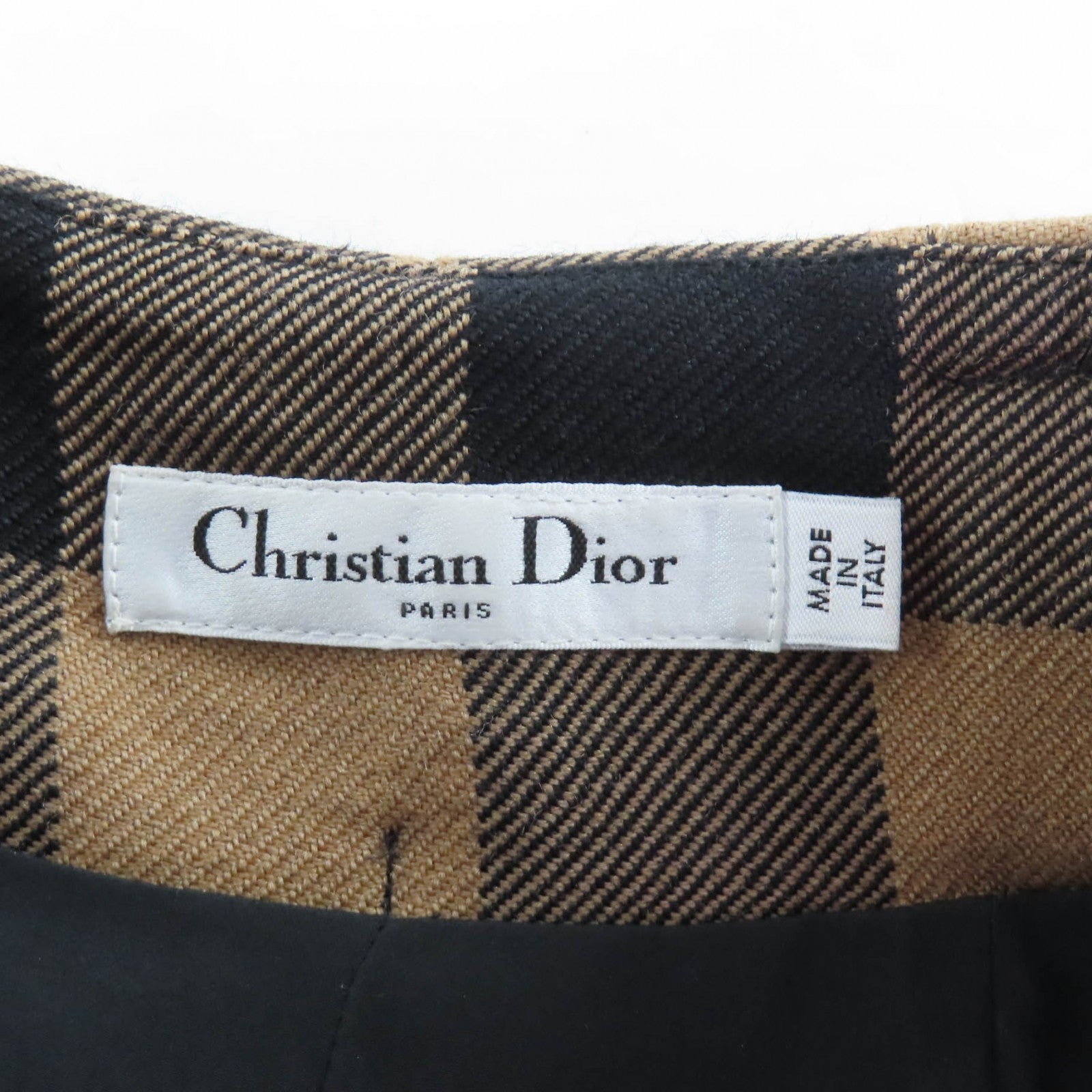 Excellent Christian Dior Shorts Culotte skirt Brown wool Women 42 041P17A1184