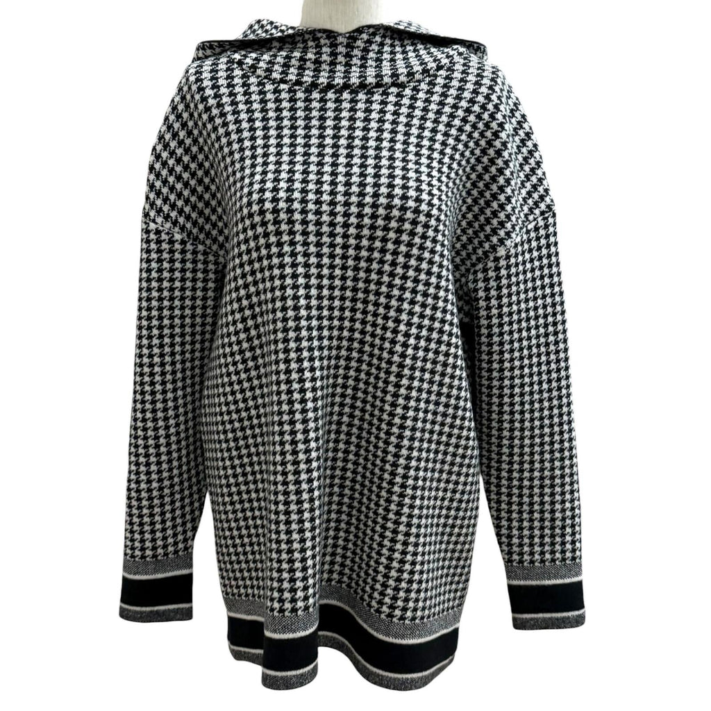 Excellent Christian Dior hoodie black cashmere Women 40 014S92AM035