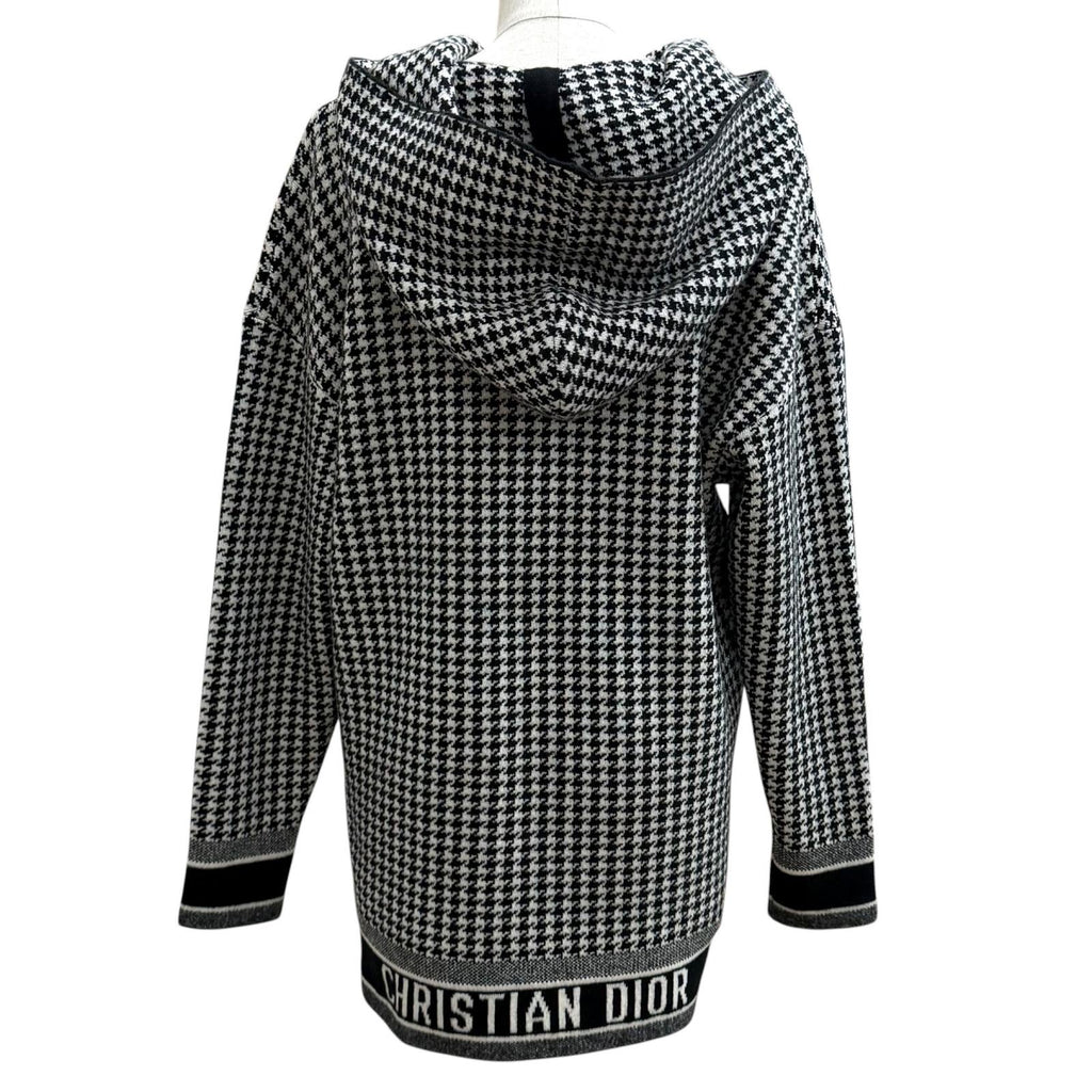 Excellent Christian Dior hoodie black cashmere Women 40 014S92AM035