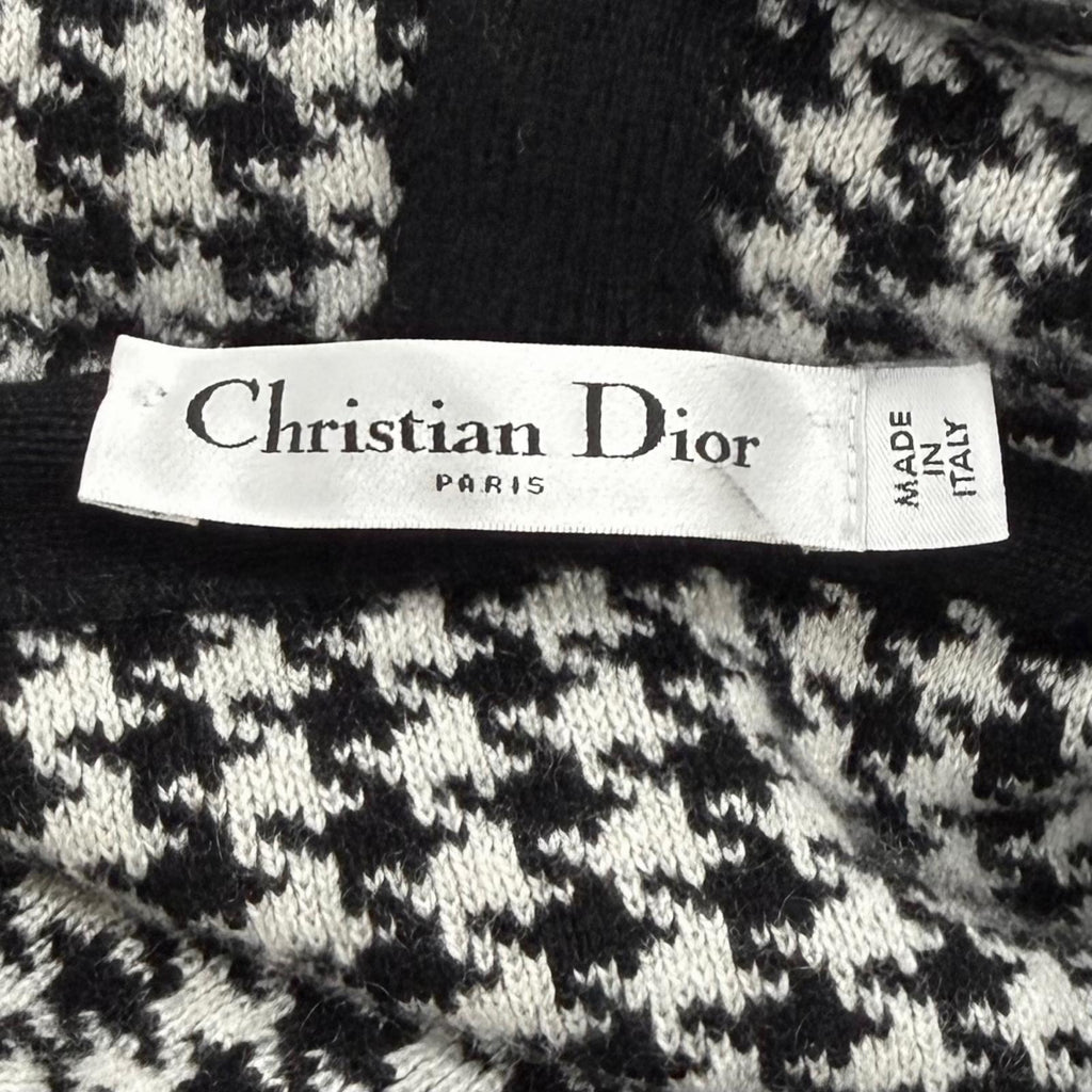 Excellent Christian Dior hoodie black cashmere Women 40 014S92AM035