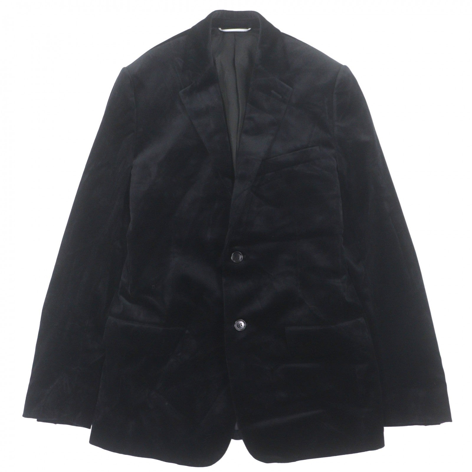 Excellent DIOR tailored jacket black cotton mens 46 923C216A454