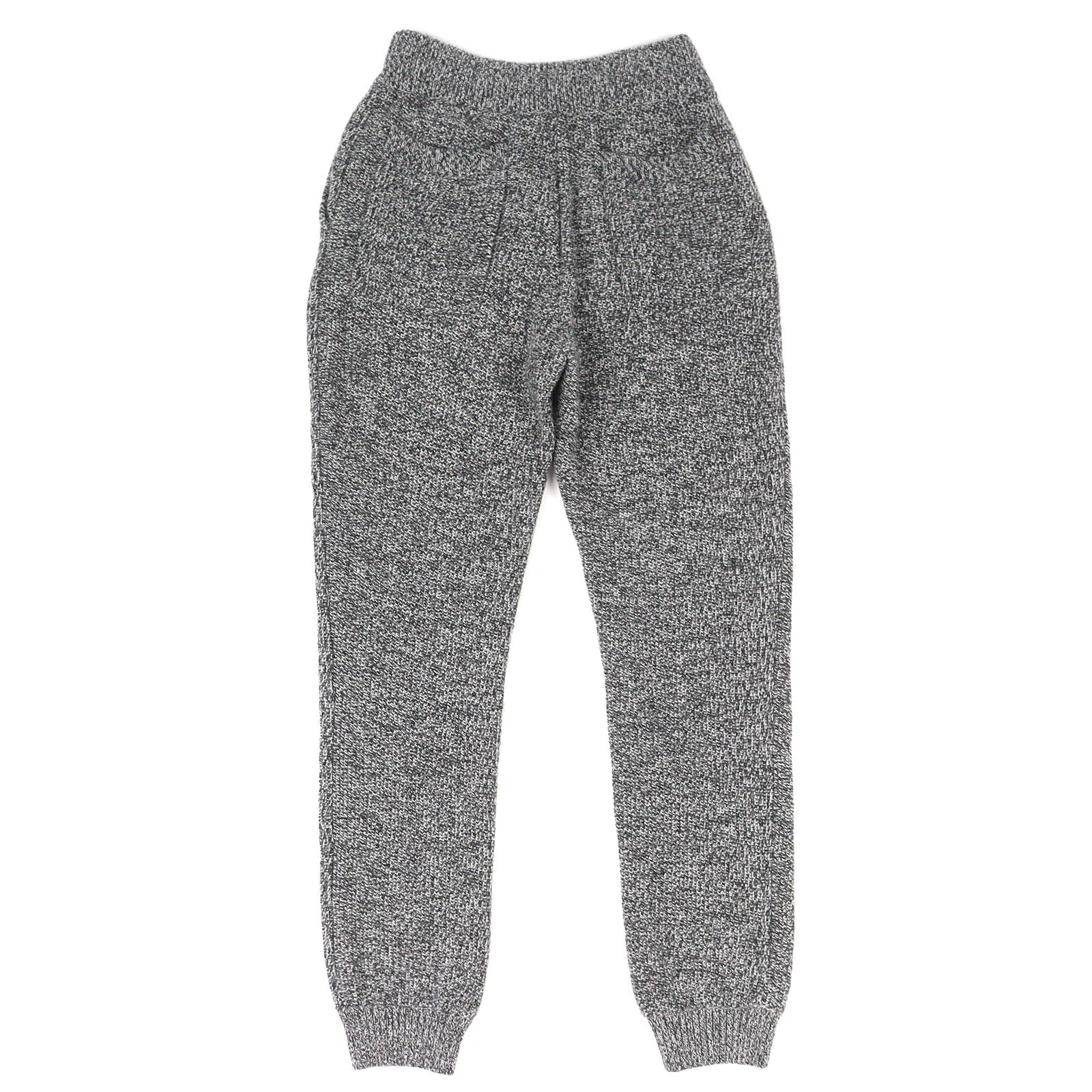 Excellent DIOR Pants Logo patch knit sweatshirt gray cashmere S 293M130CT363