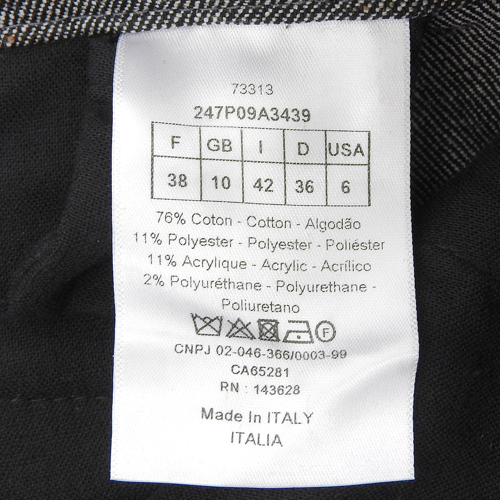 Excellent Christian Dior Shorts With logo button cotton Women 42 247P09A3439