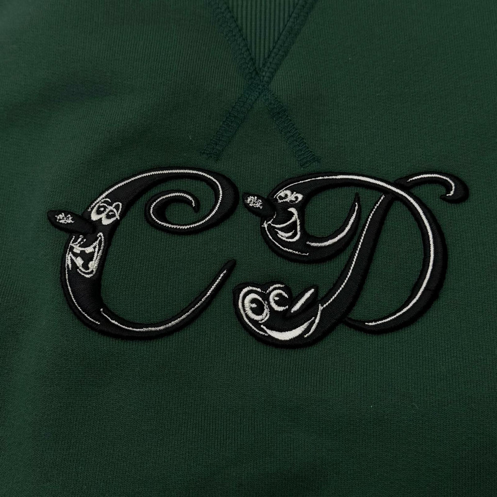 Pristine DIOR sweat Kenny Schaaf CD Logo Embroidery green cotton 193J687A0531
