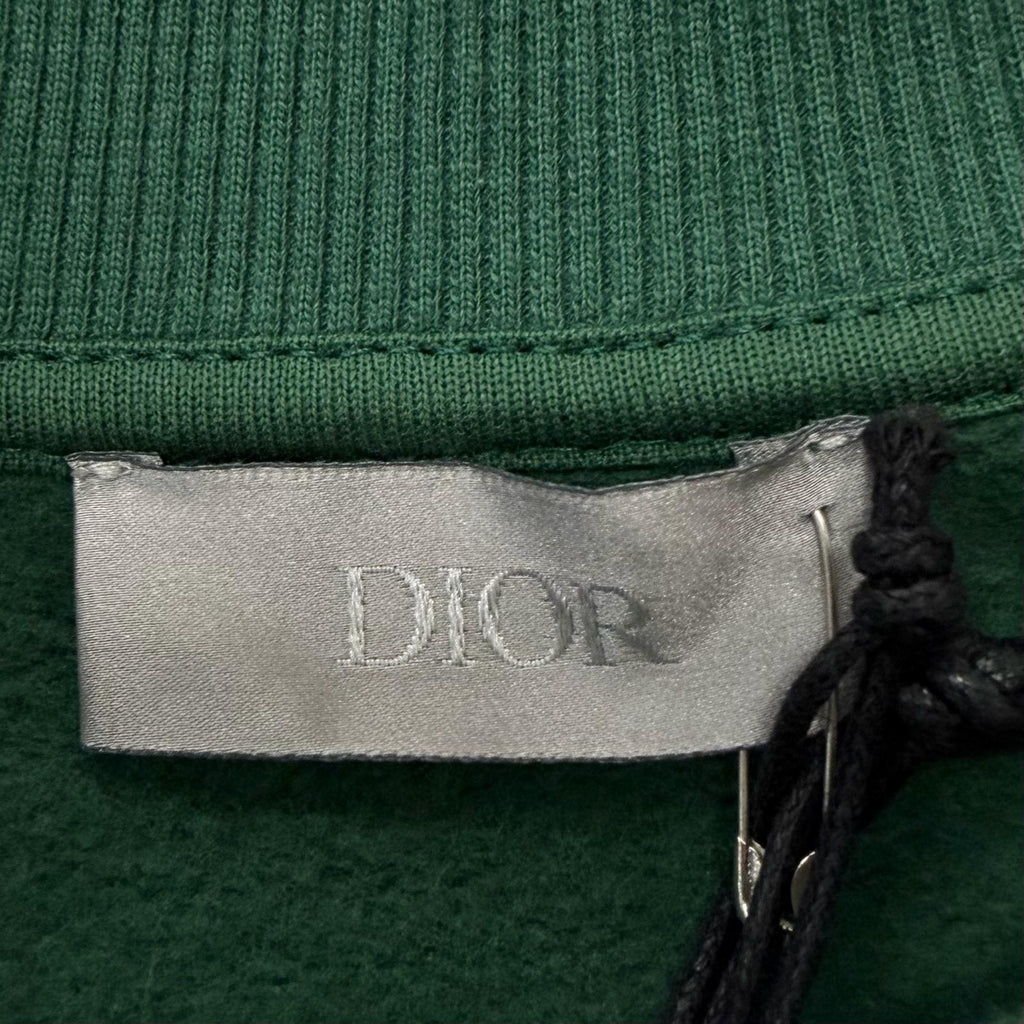 Pristine DIOR sweat Kenny Schaaf CD Logo Embroidery green cotton 193J687A0531