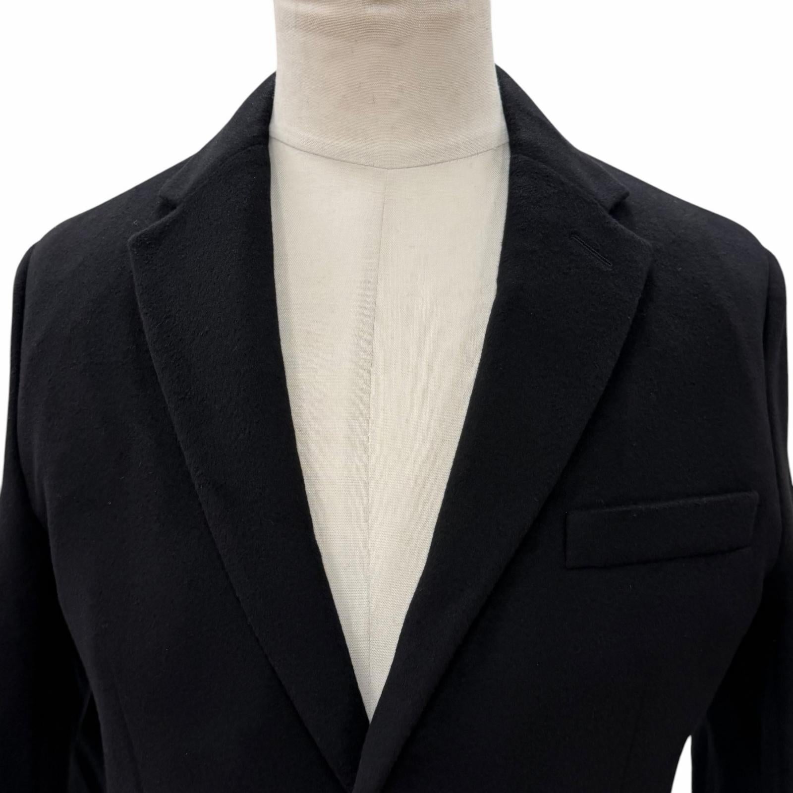 Excellent DIOR tailored jacket black cashmere mens 46 933C224A3225