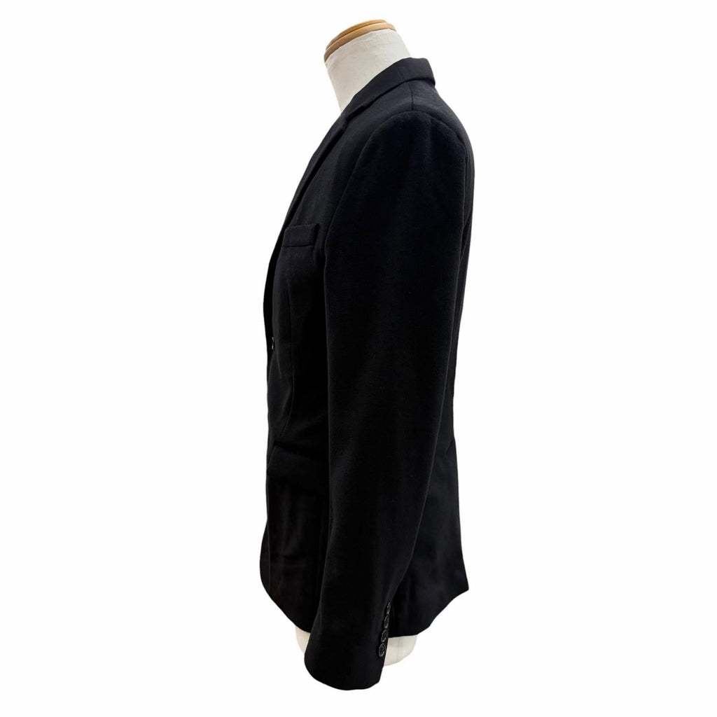 Excellent DIOR tailored jacket black cashmere mens 46 933C224A3225