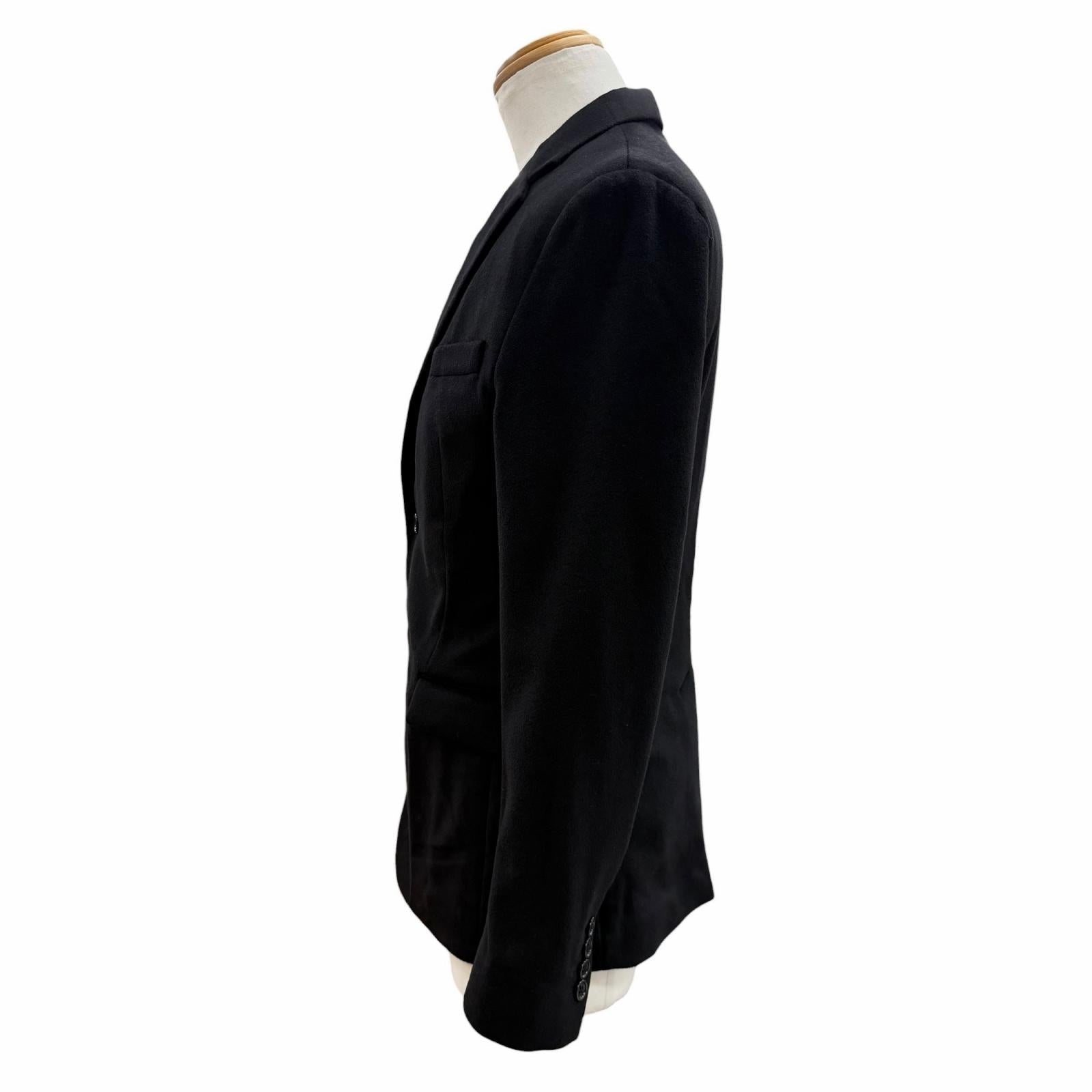 Excellent DIOR tailored jacket black cashmere mens 46 933C224A3225