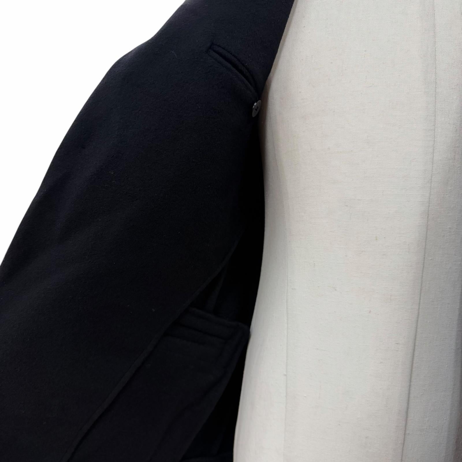 Excellent DIOR tailored jacket black cashmere mens 46 933C224A3225