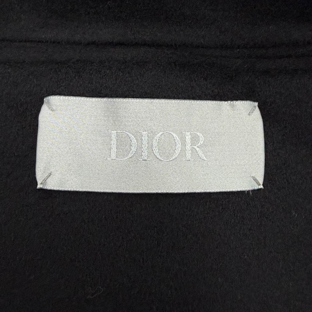 Excellent DIOR tailored jacket black cashmere mens 46 933C224A3225