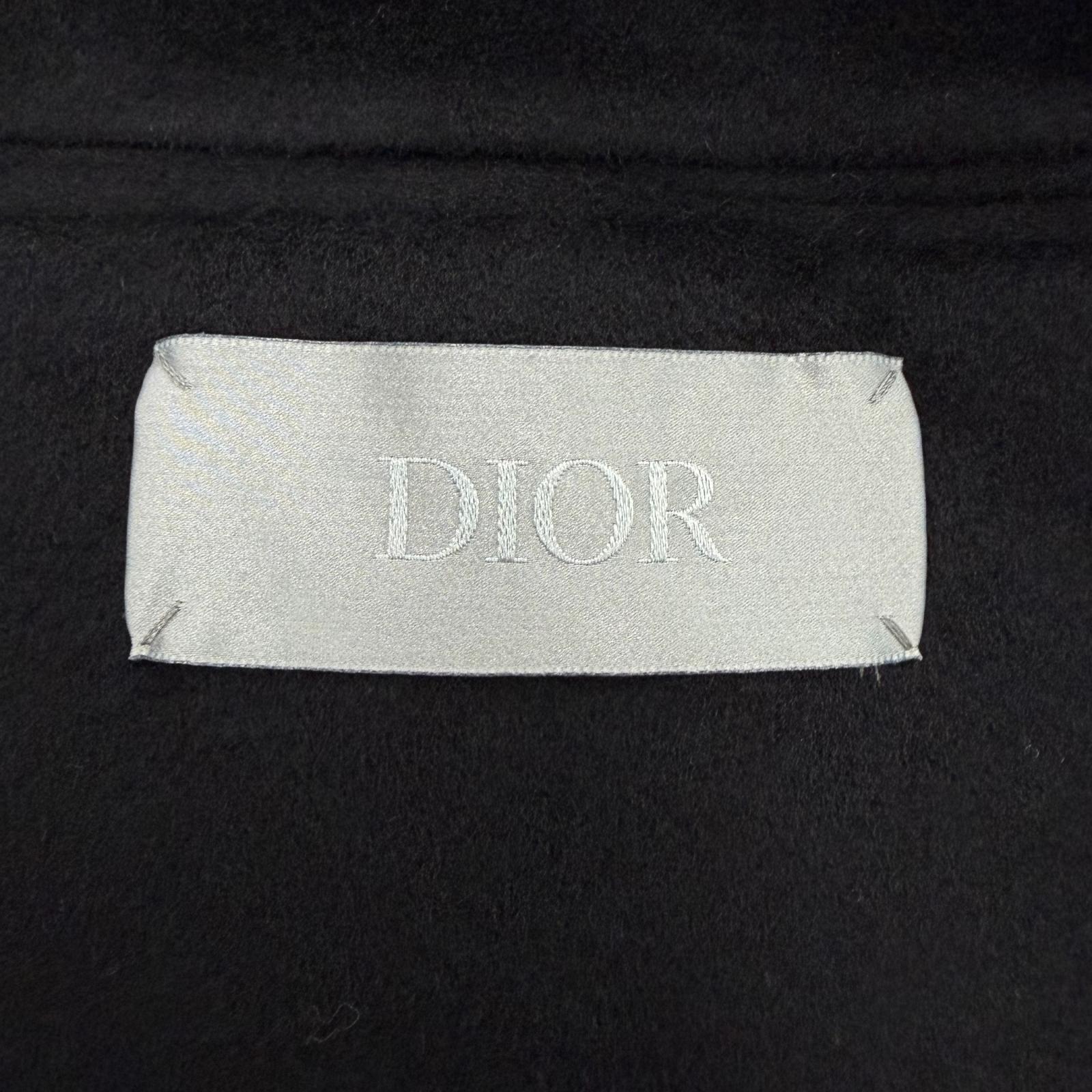 Excellent DIOR tailored jacket black cashmere mens 46 933C224A3225