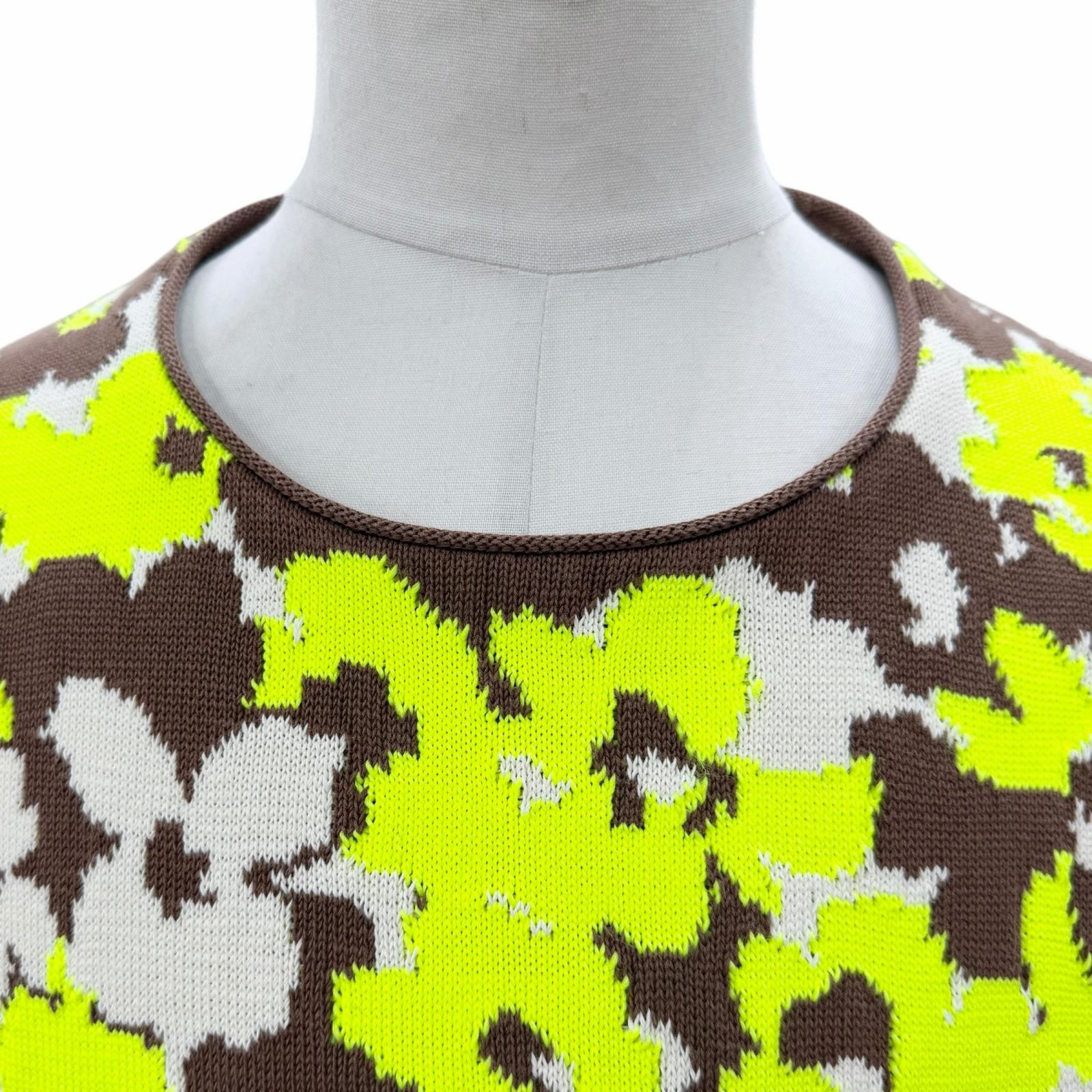 Excellent DIOR sweater yellow cotton mens M 283M652AT254