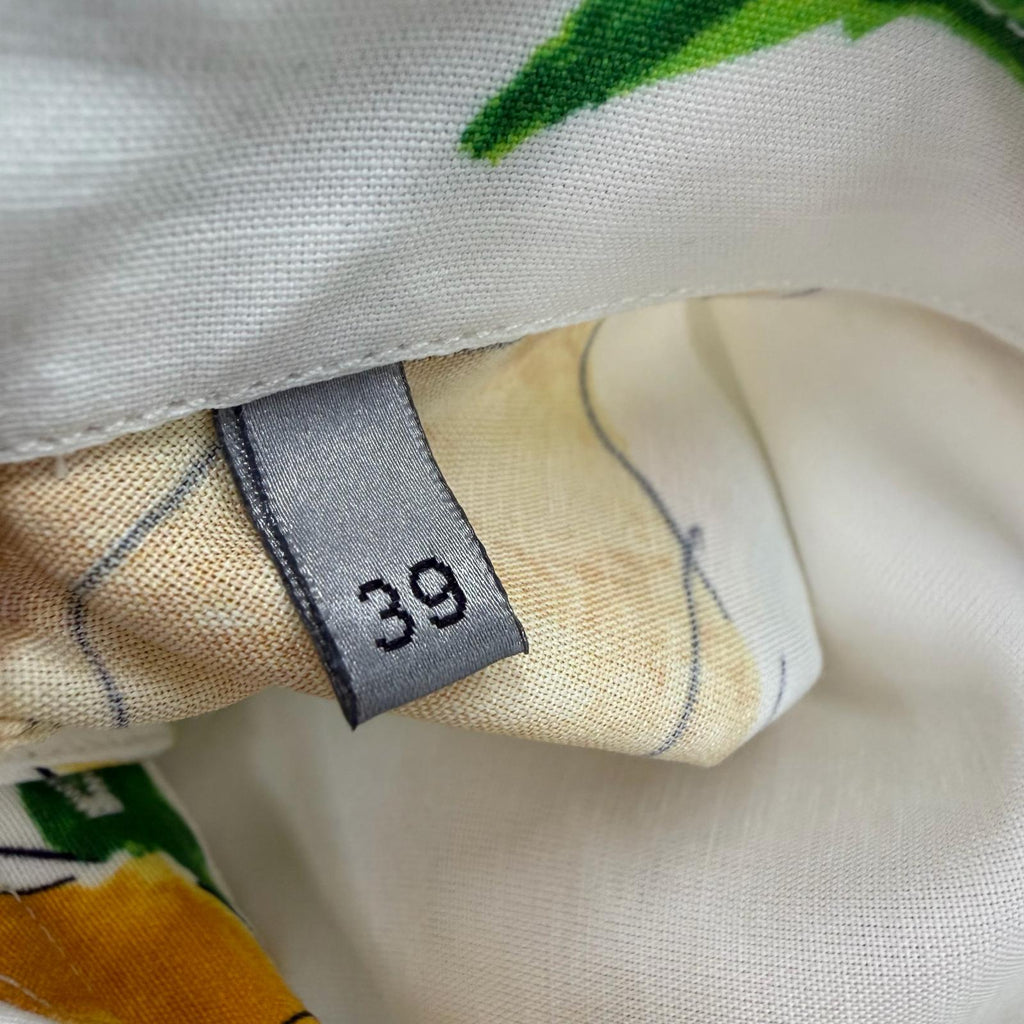 Great DIOR Long sleeve shirt white Rayon mens 39 013C502A5142