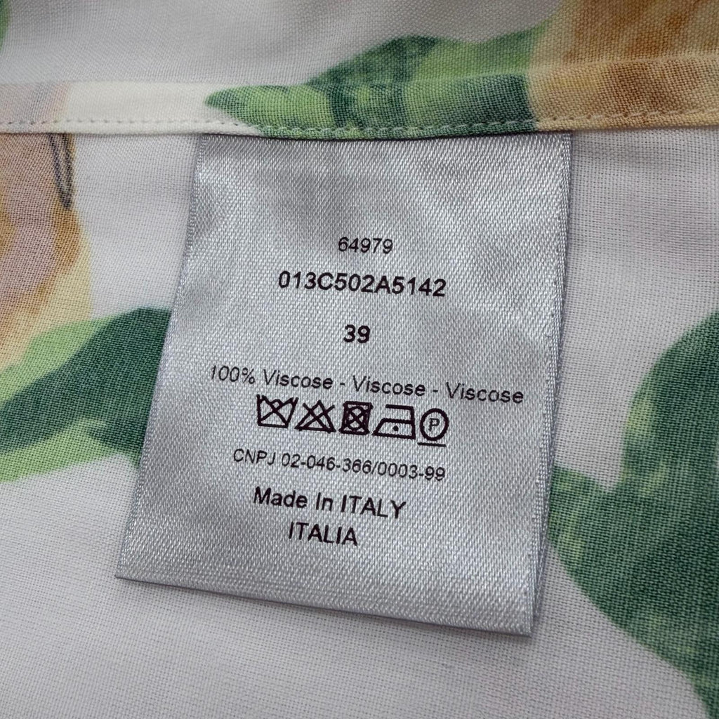 Great DIOR Long sleeve shirt white Rayon mens 39 013C502A5142