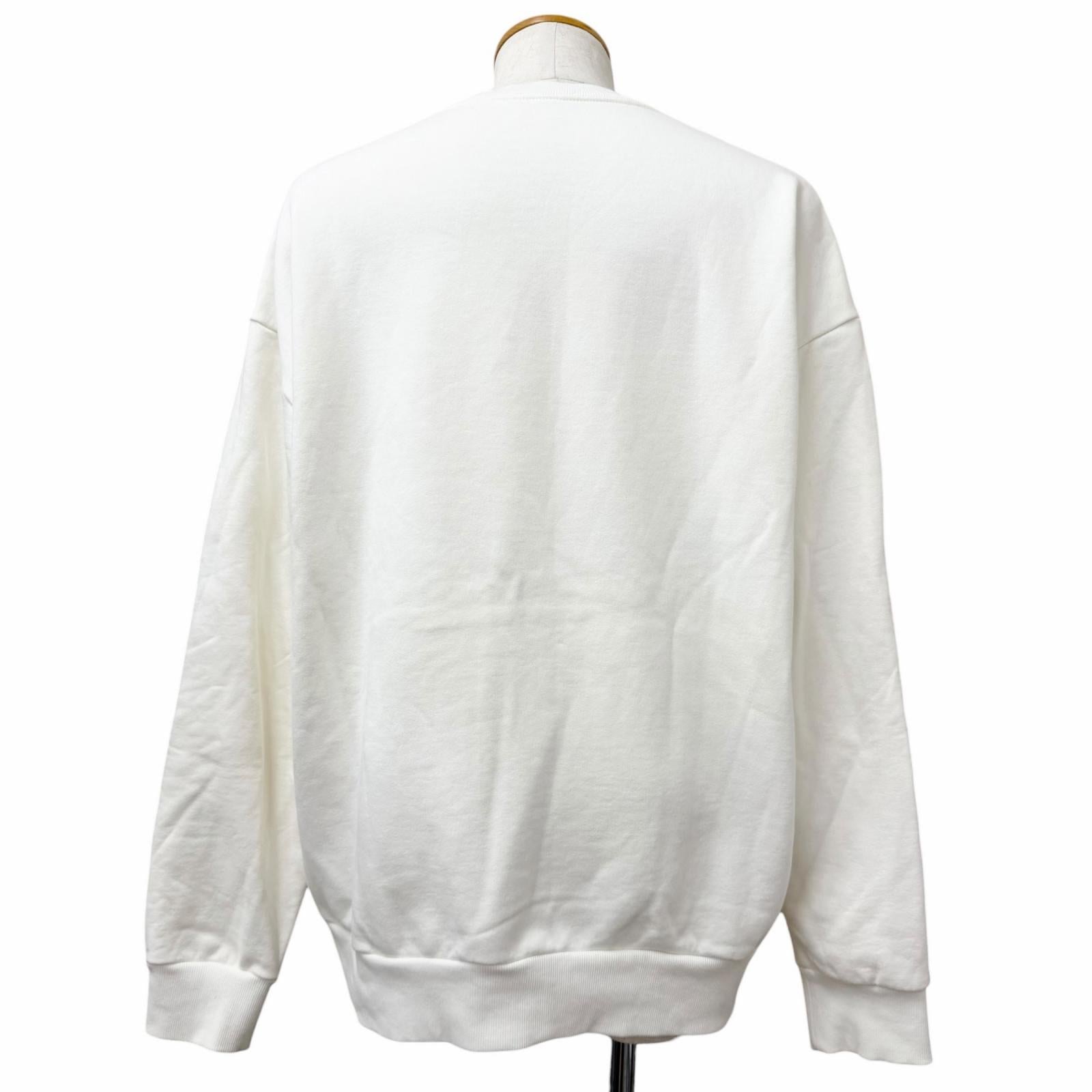 Great DIOR sweat Lewis Hamilton logo embroidery Ivory cotton mens 513J670A0531