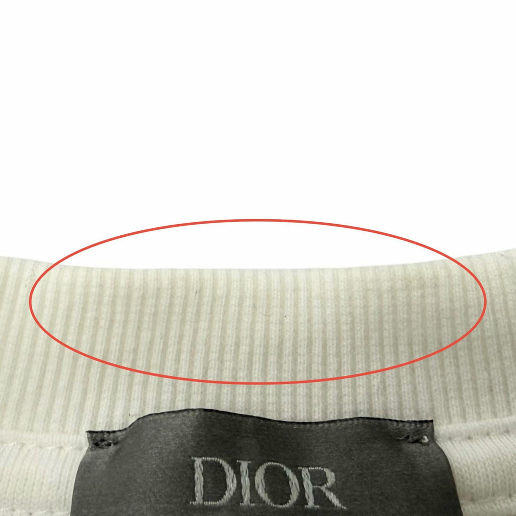 Great DIOR sweat Lewis Hamilton logo embroidery Ivory cotton mens 513J670A0531