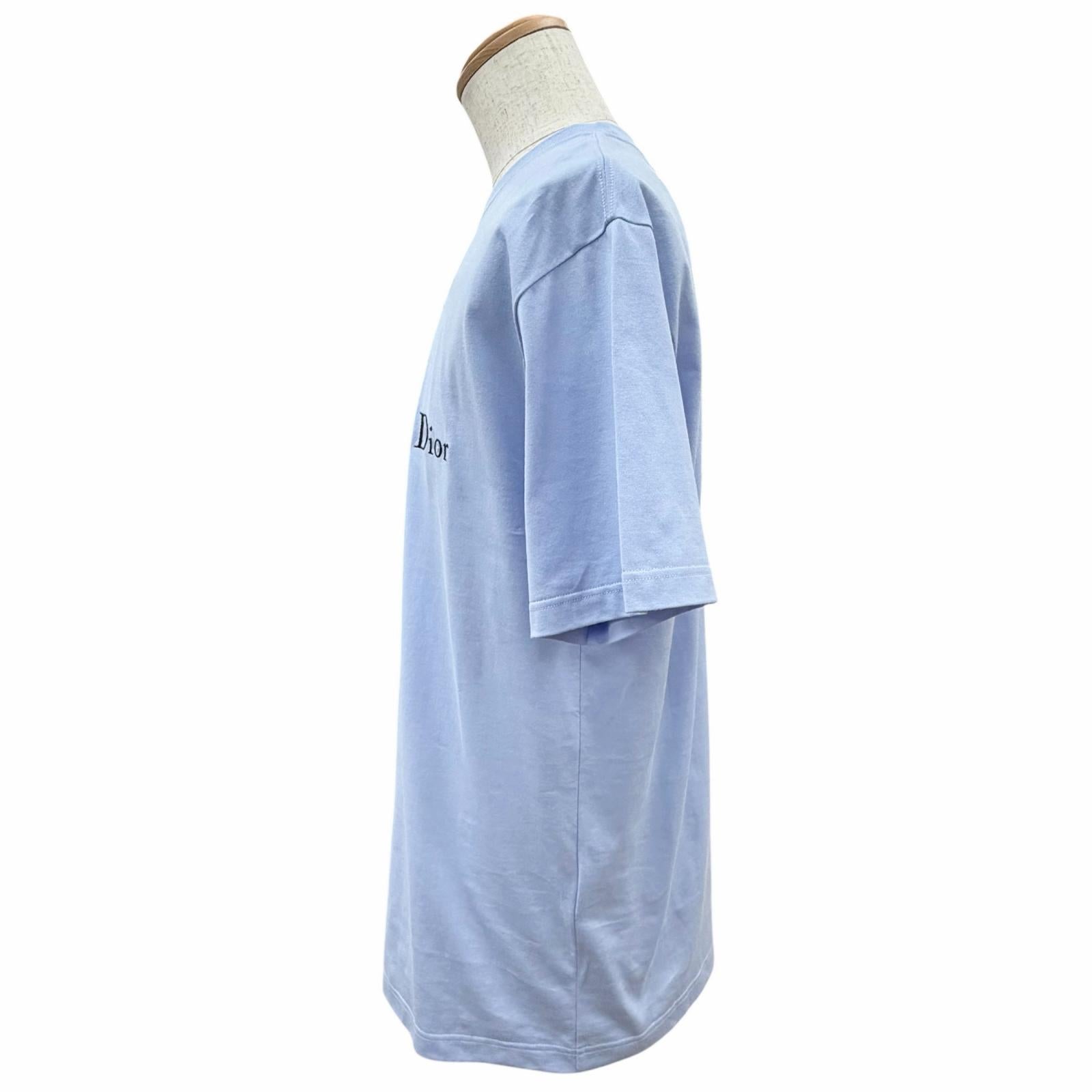 Excellent DIOR Short sleeve T-shirt Relaxed fit, logo embroi dered M 683J606A3282