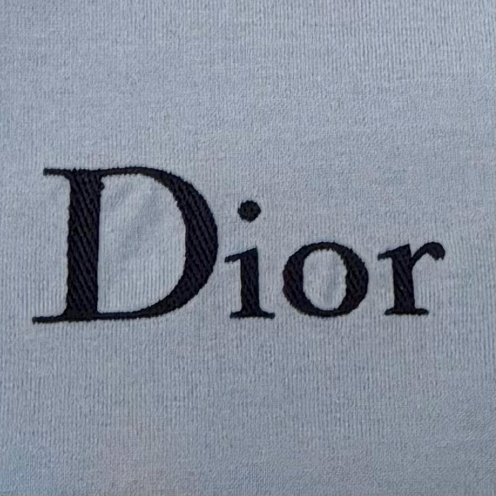 Excellent DIOR Short sleeve T-shirt Relaxed fit, logo embroi dered M 683J606A3282