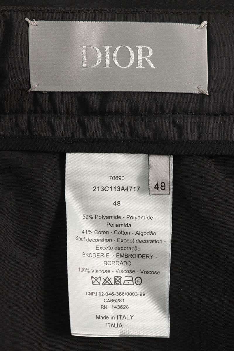 DIOR Nylon Pants Black Size 34