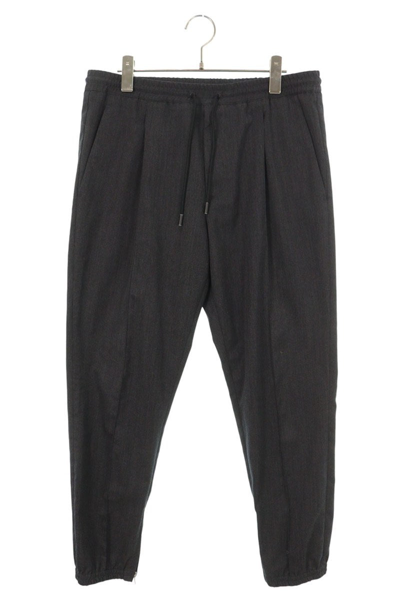 DIOR Classic Wool Blend Twill Pants Dark Gray Size 34