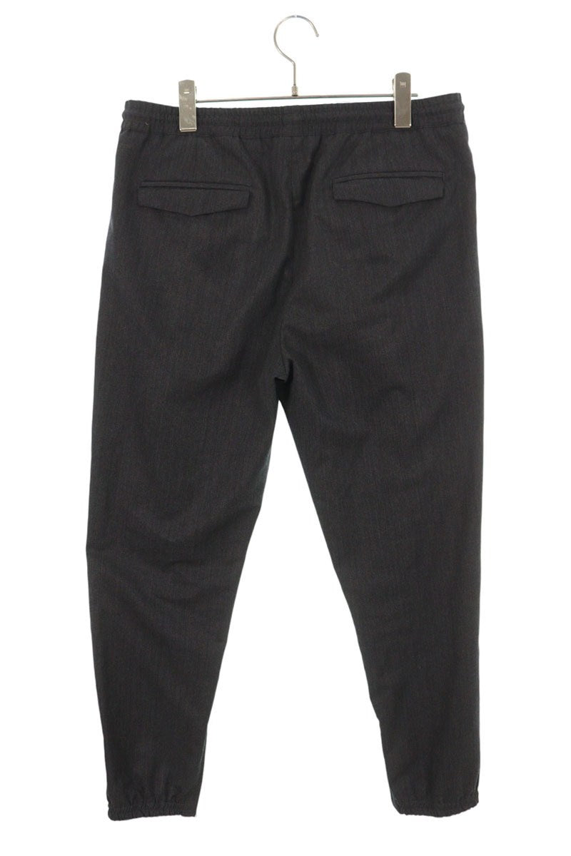 DIOR Classic Wool Blend Twill Pants Dark Gray Size 34