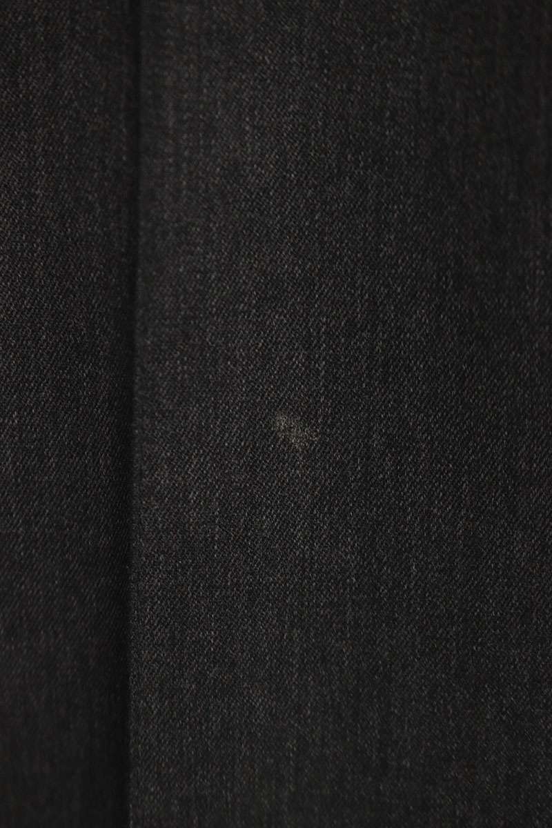 DIOR Classic Wool Blend Twill Pants Dark Gray Size 34