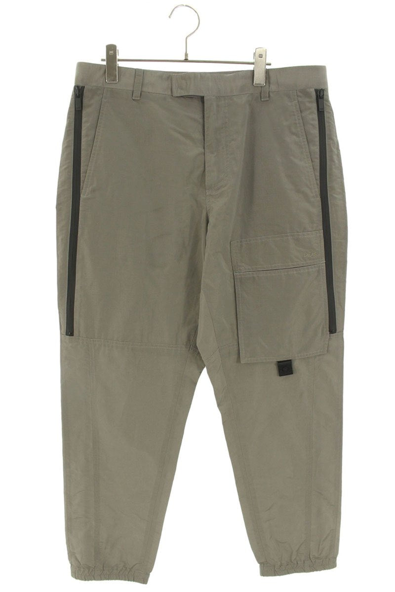 DIOR Nylon Long Pants Beige Size 36
