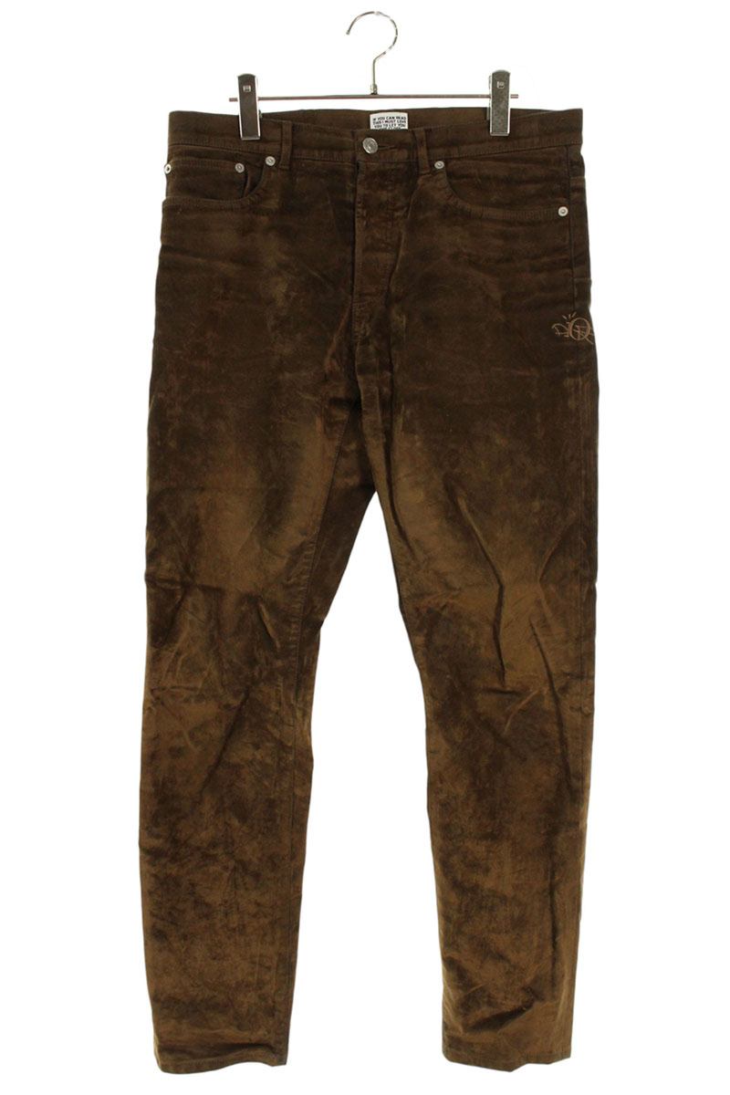 DIOR 22AW Cactus Jack Slim Fit Embroidered Pants Size 31