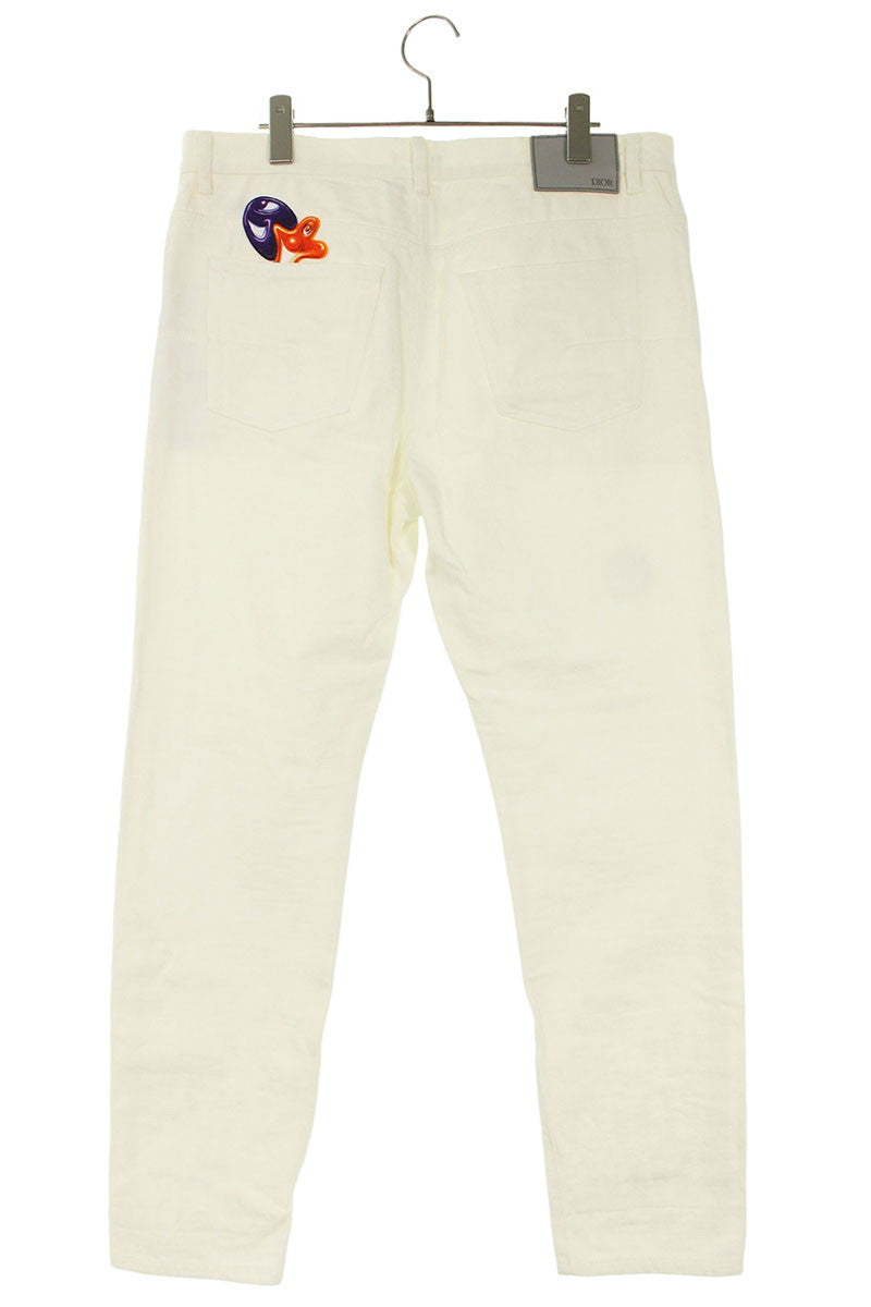 DIOR White Denim Pants Size 33