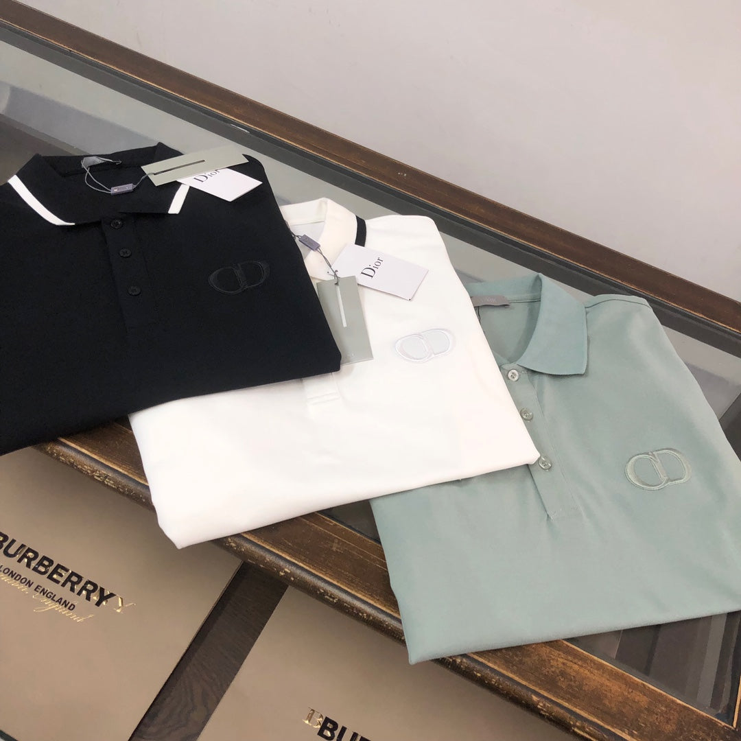 CD 26A Men Short-Sleeve Collared Polo Shirt Cotton 290803