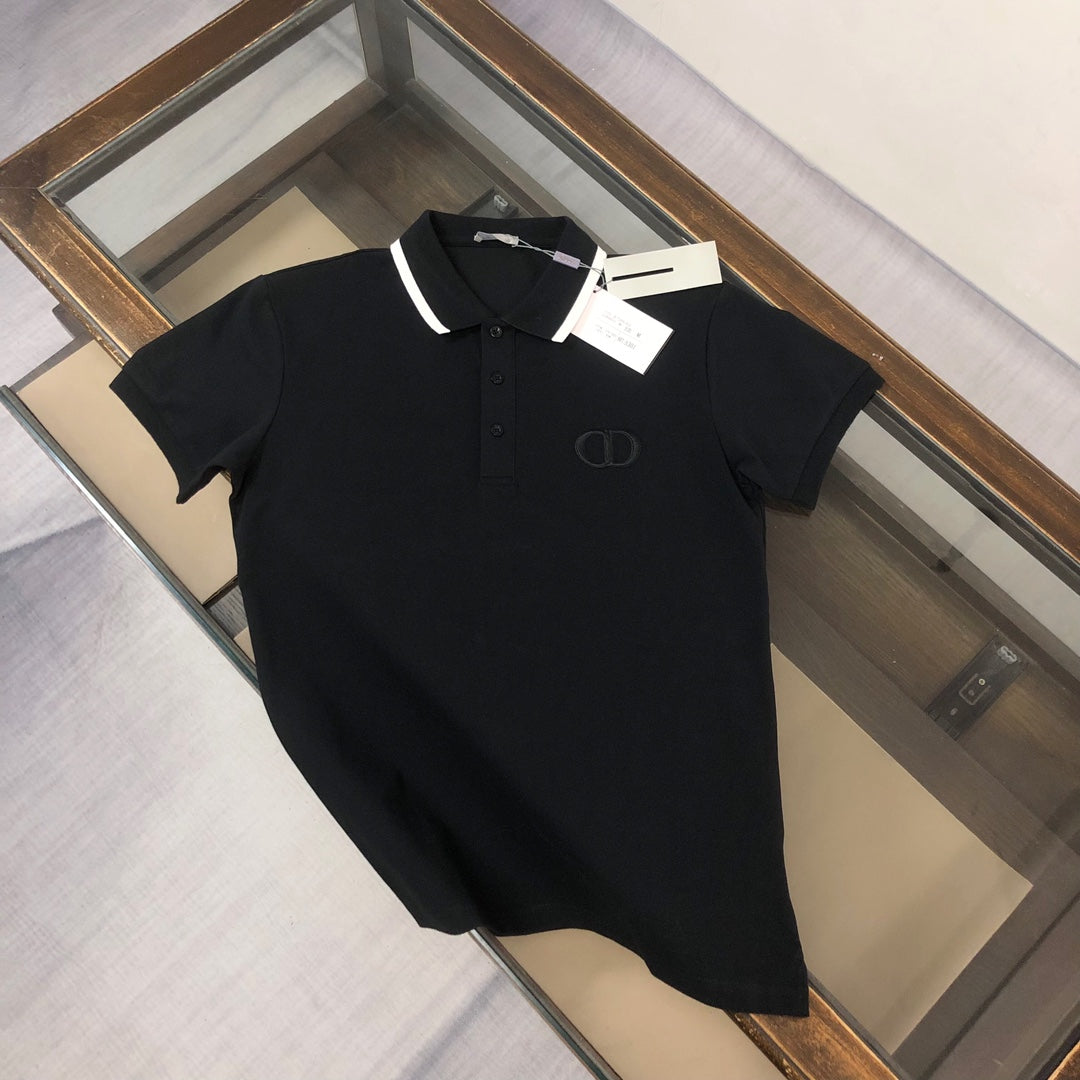 CD 26A Men Short-Sleeve Collared Polo Shirt Cotton 290803