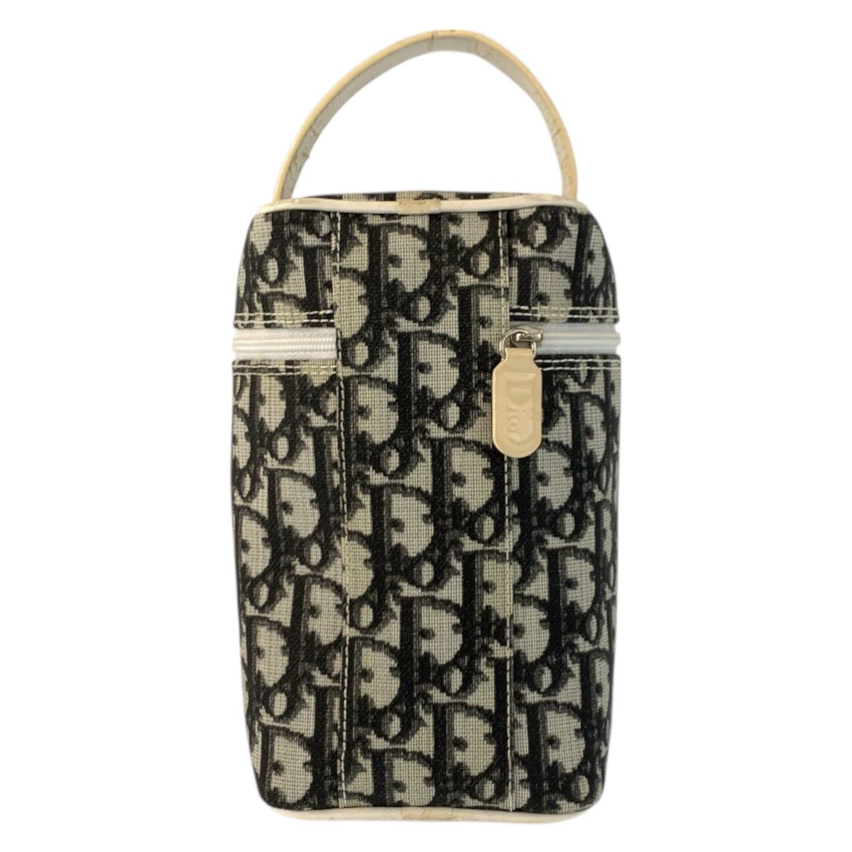 Dior Trotter White Black Handbag Vanity Bag