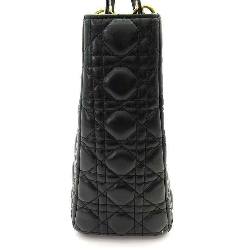 Dior Lady Dior Handbag Lambskin Black