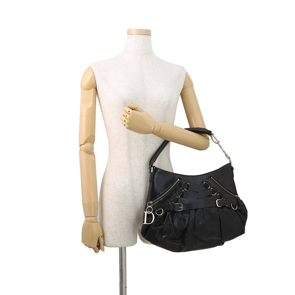 Dior Handbag Leather Black
