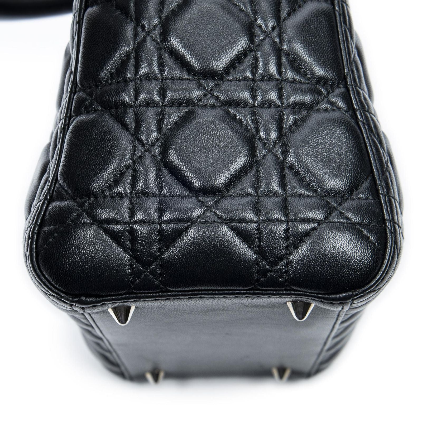 Dior Lady Dior Zip Black Canada Lambskin Leather Handbag