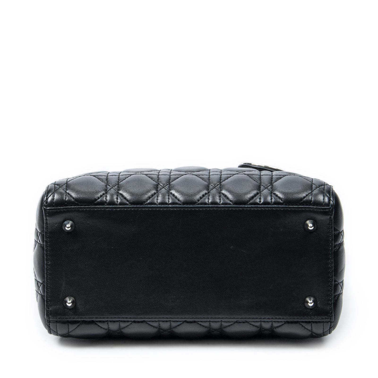 Dior Lady Dior Zip Black Canada Lambskin Leather Handbag