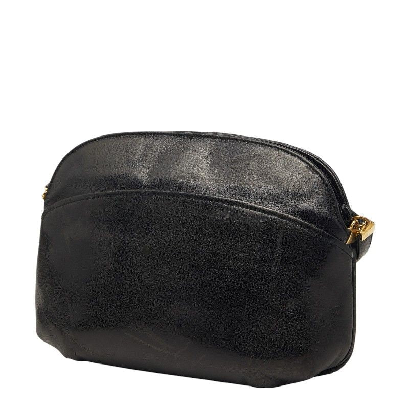 Dior Crossbody Shoulder Bag Black Leather