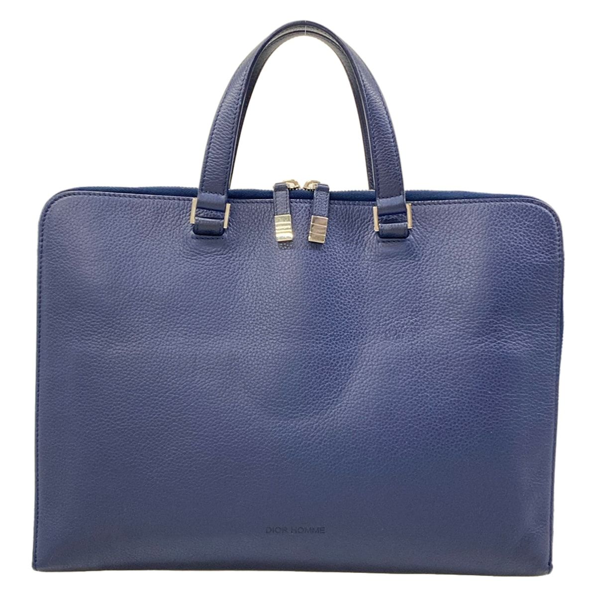 Dior Homme Blue Leather Handbag