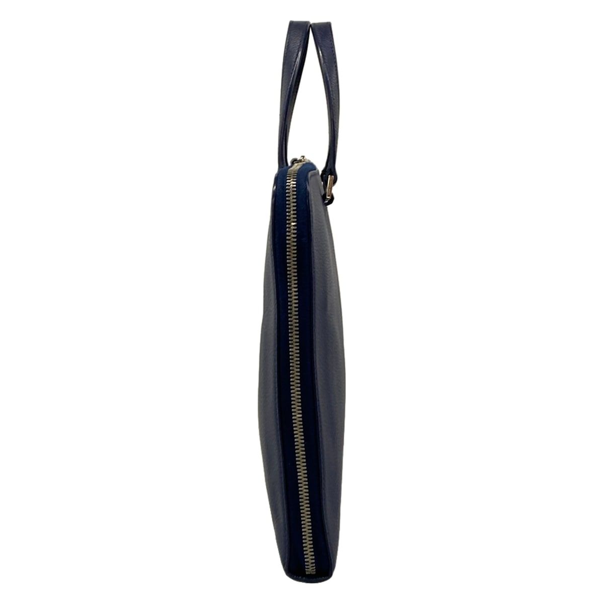 Dior Homme Blue Leather Handbag