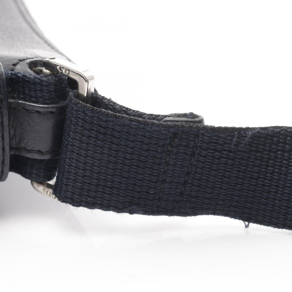 Dior Dio Shoulder Bag Tosnine Tobta Black Canvas Leather SleLadyUse