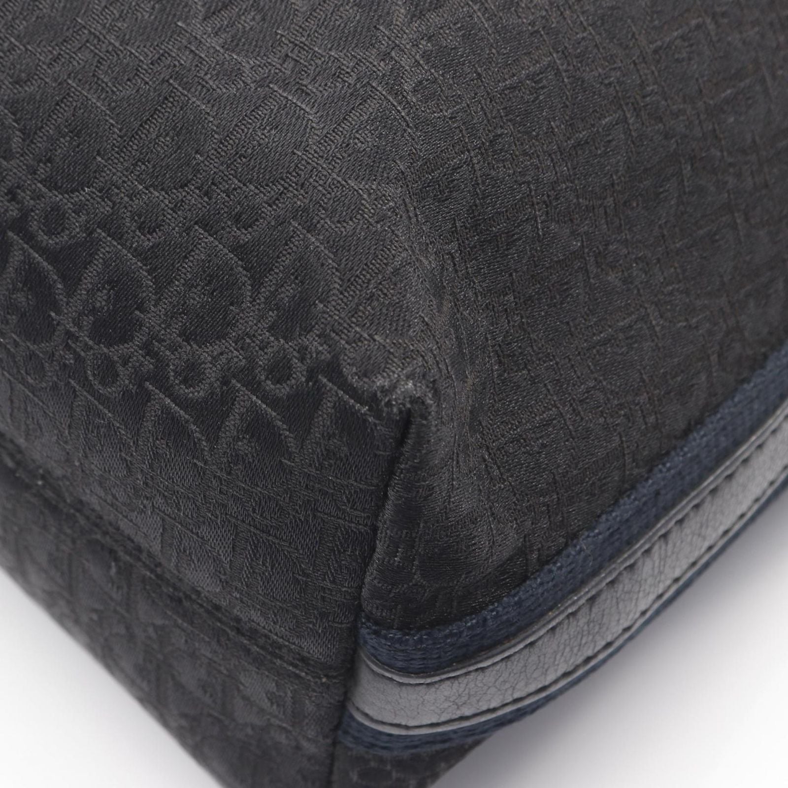 Dior Dio Shoulder Bag Tosnine Tobta Black Canvas Leather SleLadyUse
