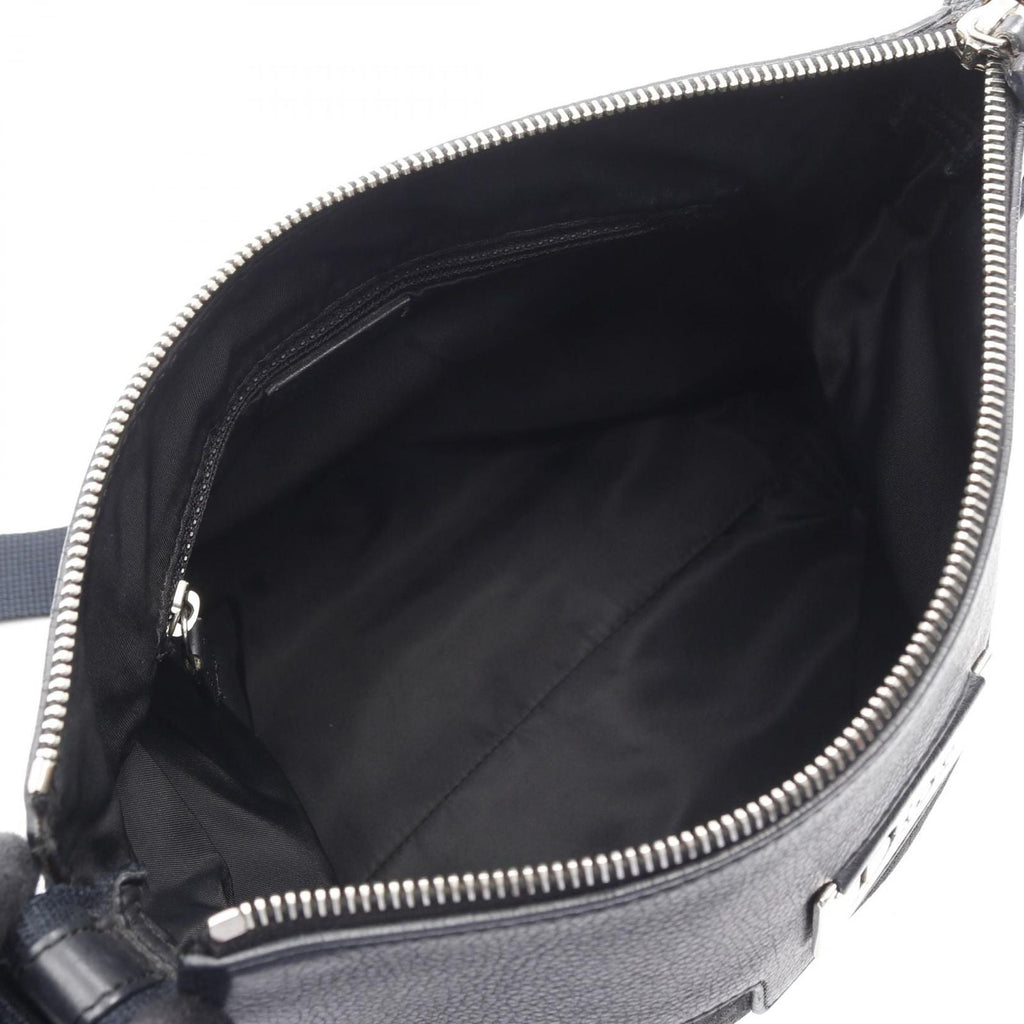 Dior Dio Shoulder Bag Tosnine Tobta Black Canvas Leather SleLadyUse