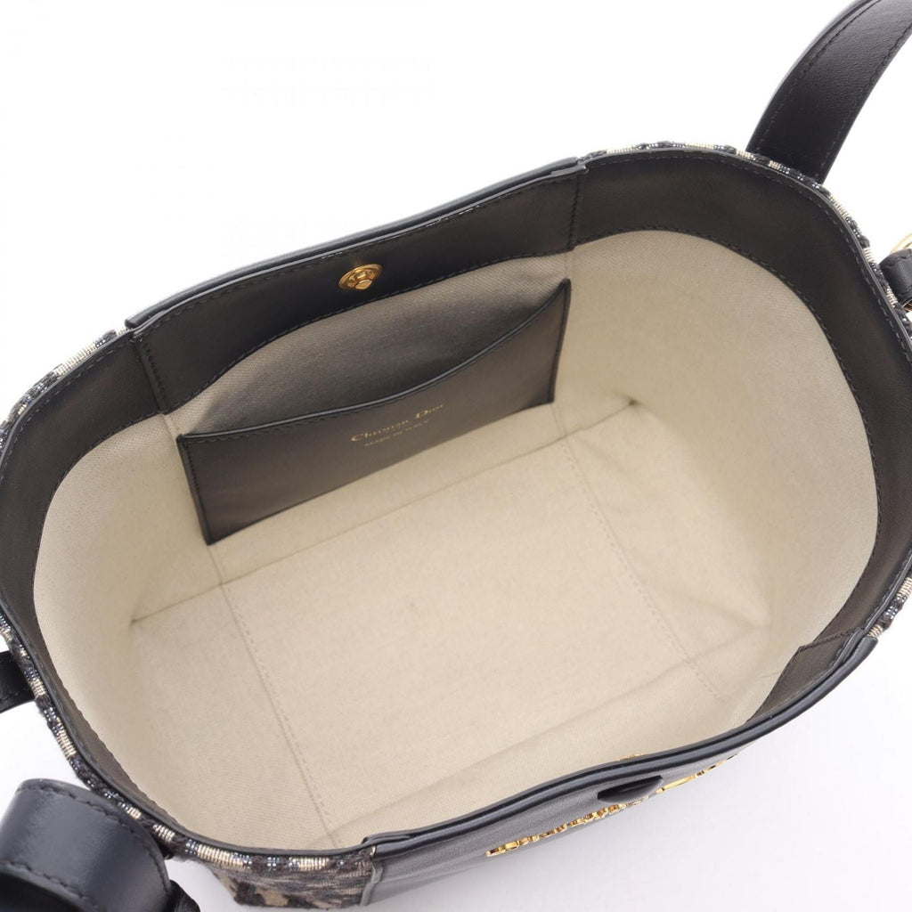 Dior Dio Handbag Signature Baketoba Navy Canvas