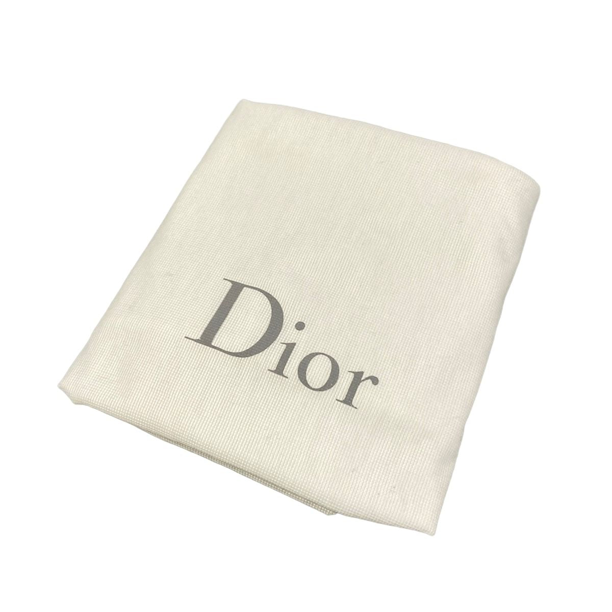 Dior Handbag Gaucho Black Dark Brown Leather